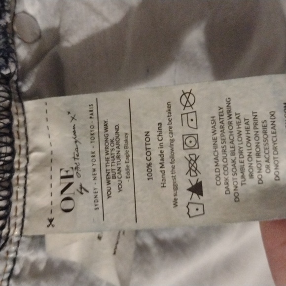 One Teaspoon Blue Jean Shorts - Picture 9 of 10